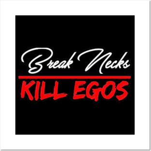 Break Necks / Kill Egos JDM Funny Racing Drifting Art Posters and Art